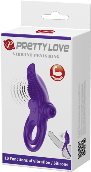Vibrant Penis Ring (Purple)-BI-210203-1