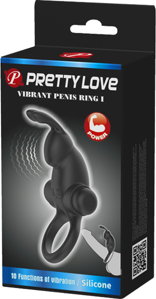 Vibrant Penis Ring I (Black)-BI-210204