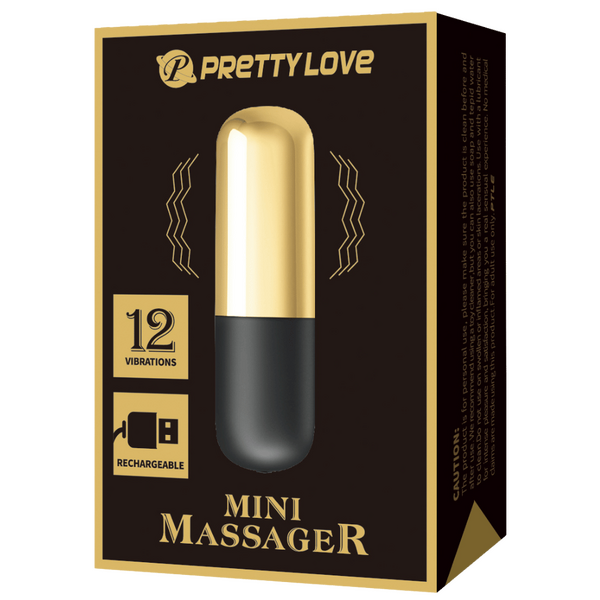 Rechargeable Mini Massager (Gold)-BL-014501J