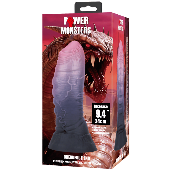 Dreadful Fiend 9.4" (Pink/Purple)-BW-008175