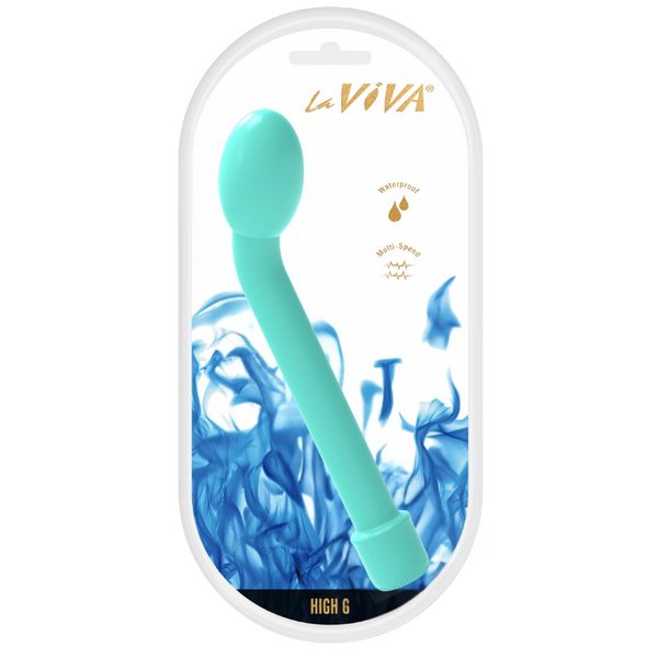 High G - G-Spot Vibrator (Teal)-CN-670715349