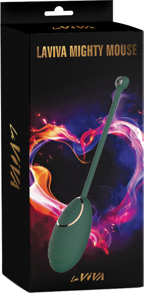 Mighty Mouse Remote Controlled Vibrating Egg (Teal)-CN-841532309