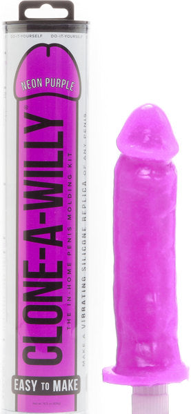 Clone-A-Willy Vibrator (Neon Purple)-EL-CW-NP