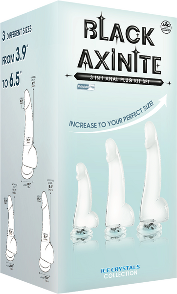 3 In 1 Anal Plug Kit Set (Clear)-FKQ031A000-050