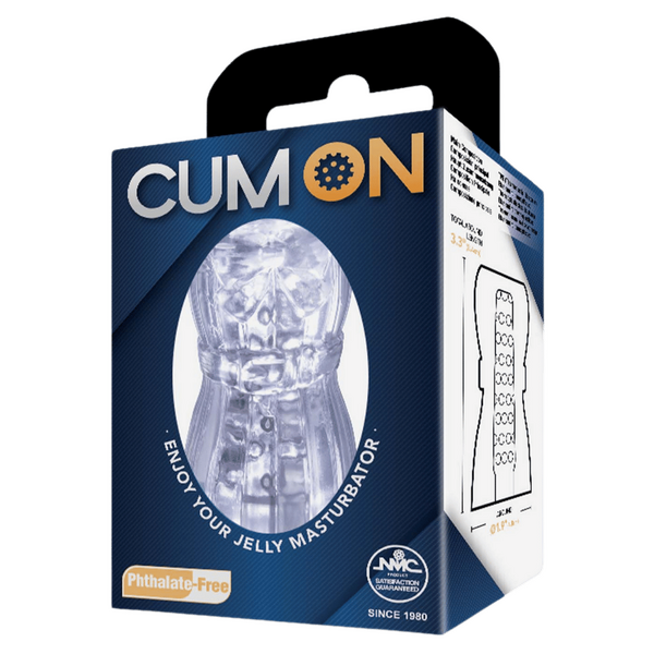 Pocket Jelly Masturbator 3.3" (Clear)-FMR014A000-050