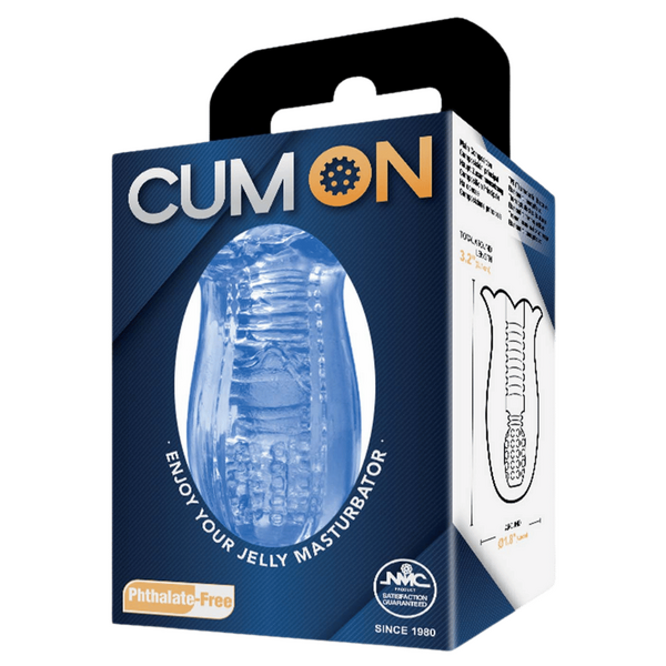 Pocket Jelly Masturbator 3.2" (Blue)-FMR015A000-044