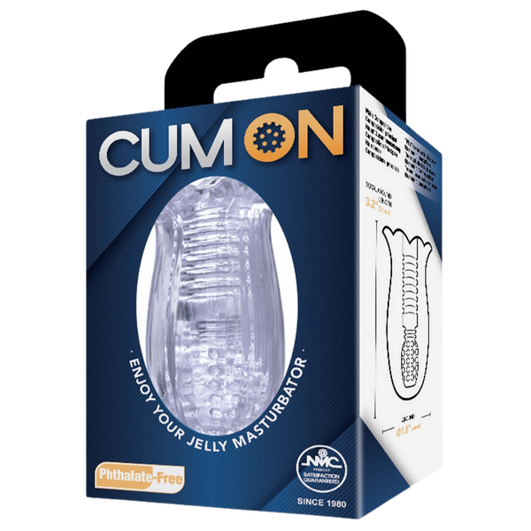Pocket Jelly Masturbator 3.2" (Clear)-FMR015A000-050