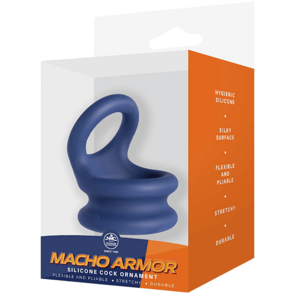 Silicone Cock Ornament - Medium (Blue)-FNR006A000-024