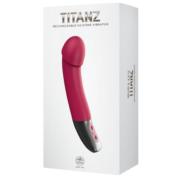 Rechargeable Silicone Vibrator (Pink)-FPBR016A00-027