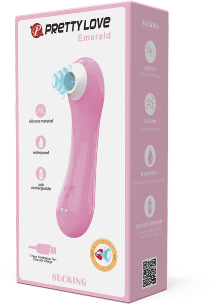 Mind Blowing Miracles - Emerald Vibrator (Pink)-MC53 - BI-300043