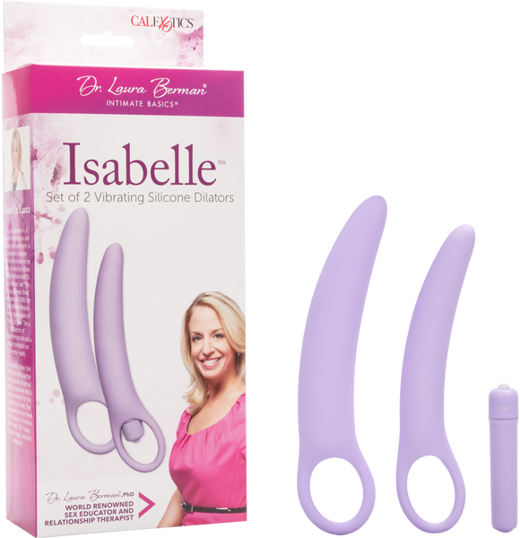 Isabelle Set Of 2 Vibrating Silicone Dilators-SE-9711-20-3