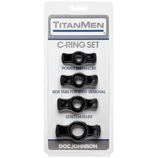 Cock Ring Set (Black)-3503-05-CD