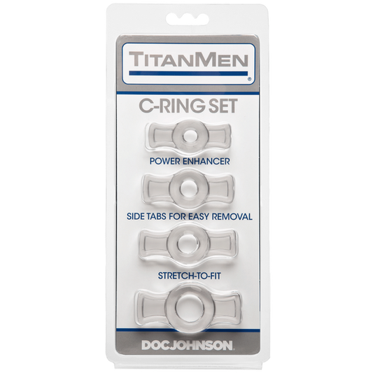 Cock Ring Set (Clear)-3503-07-CD