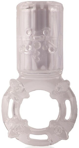 The Big Omg Vibrating Ring (Clear)-ABG-C