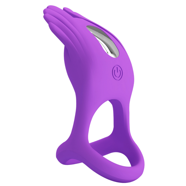 Vibrant Penis Ring - Silas (Purple)-BI-210318-1