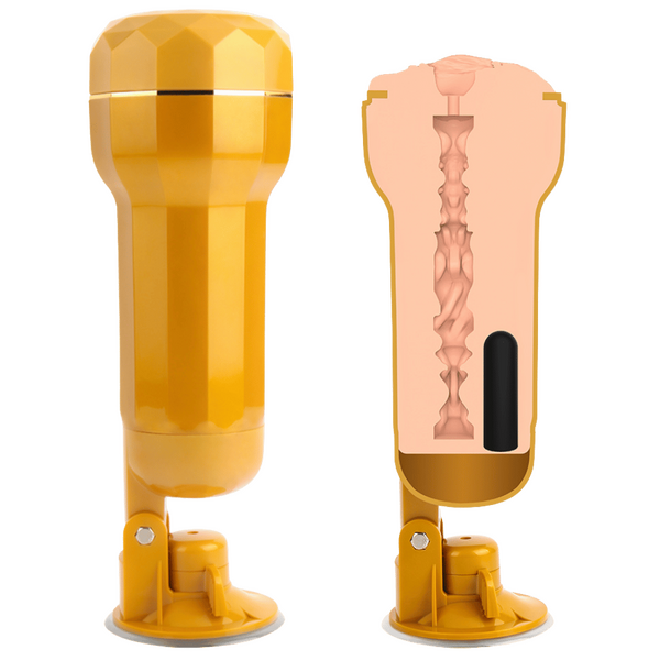 Ella Realistic Vagina Vibrating Cup-CN-623802107