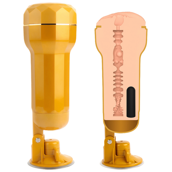 Abbie Realistic Vagina Vibrating Cup-CN-628302657