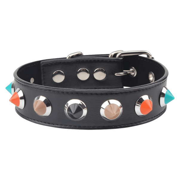 Collar with Thorns (Black)-CN-632172462