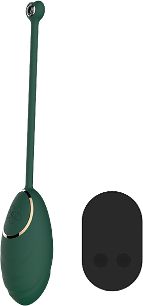 Mighty Mouse Remote Controlled Vibrating Egg (Teal)-CN-841532309