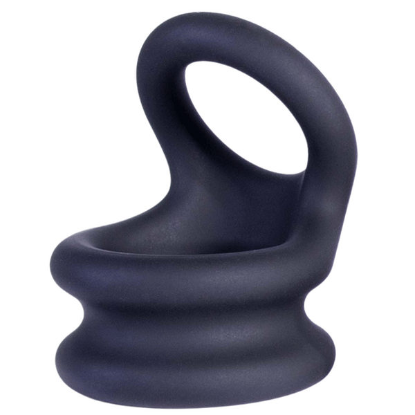 Silicone Cock Ornament - Large (Black)-FNR007A000-010