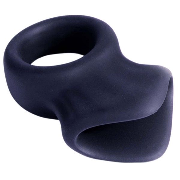 Silicone Cock & Ball Ornament - (Black)-FNR009A000-010