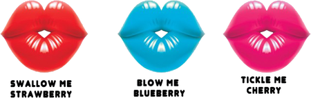 Dick Lips Gummy Cock Rings (3 Pack)-HP-2987