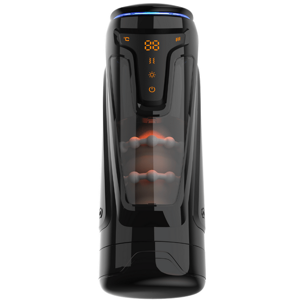 Warrior - Thrusting Male Masturbator (Black)-JE-F019