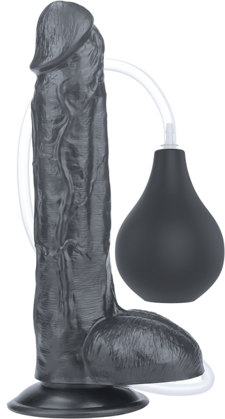 10 Squirt Extreme Dildo (Black)-LV116025