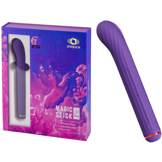 THE MAGIC STICK S1 Plus - Rechargeable Vibrator (Purple)-4897127060316