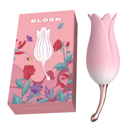 BLOOM - Ultrasonic Massager (Pink)-4897127060385