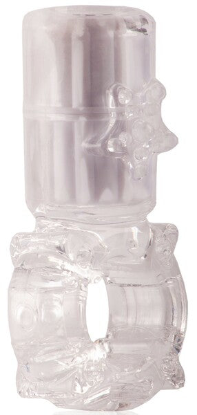 The Big Omg Vibrating Ring (Clear)-ABG-C