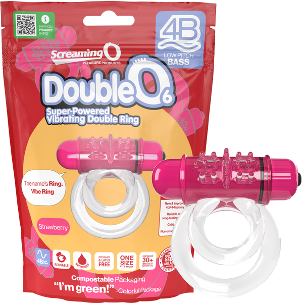 Double O 6 4B Low Pitch Bass (Strawberry)-4BD6-ST