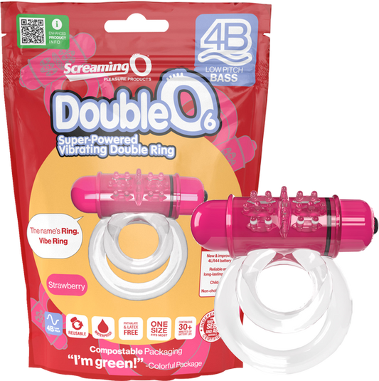 Double O 6 4B Low Pitch Bass (Strawberry)-4BD6-ST