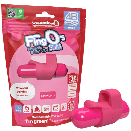 FingOs Slim 4B Low Pitch Bass (Strawberry)-4BFS-ST