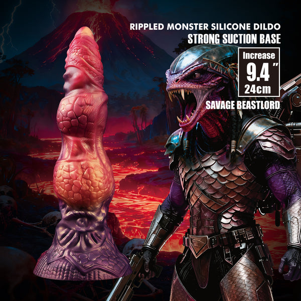 Savage Beastlord 9.4" (Pink/Purple)-BW-008179