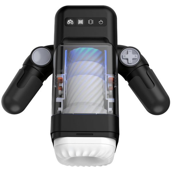 Game Cup - Thrusting Male Masturbator (Black)-JE-F016