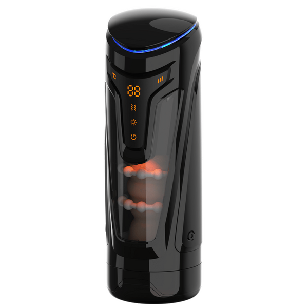Warrior - Thrusting Male Masturbator (Black)-JE-F019