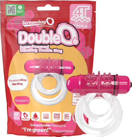 Double O 6 4T High Pitch Treble (Strawberry)-4TD6-ST