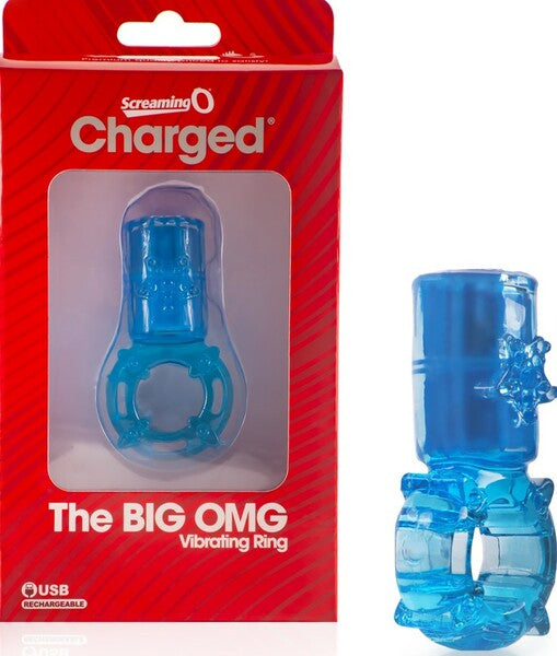 The Big Omg Vibrating Ring (Blue)-ABG-BU