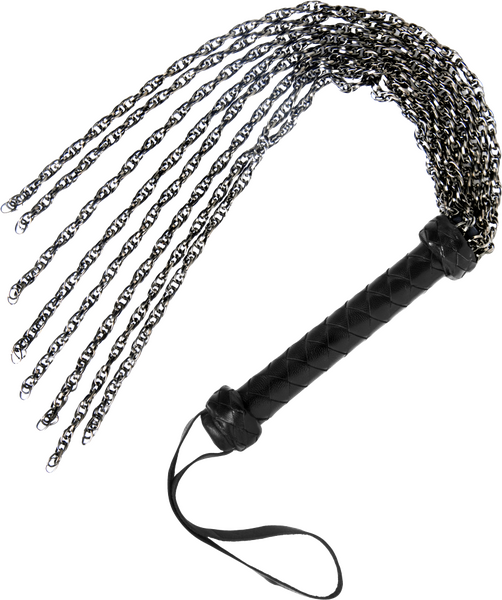 Gunmetal Chain Flogger-AD725
