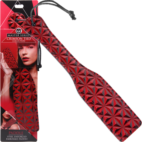 Crimson Tied Steel Enforced Spanking Paddle-AE146