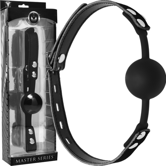 Premium Hush Locking Silicone Comfort Ball Gag-AE236