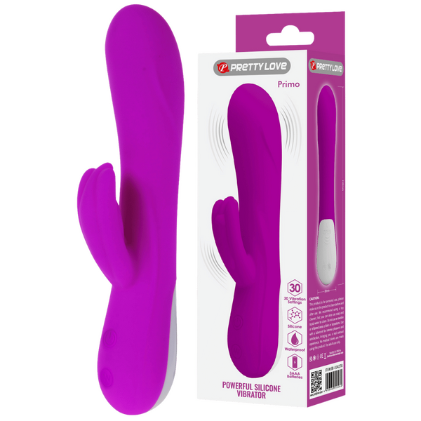 Powerful Silicone Vibrator - Primo (Purple)-BI-014278