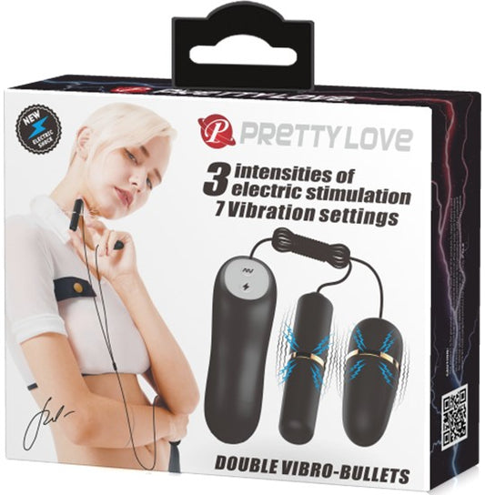 Double Vibro Bullets (Black)-BI-014878