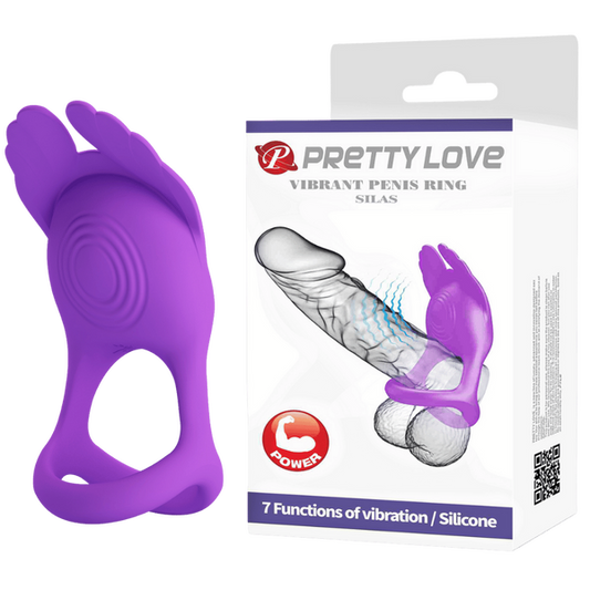Vibrant Penis Ring - Silas (Purple)-BI-210318-1