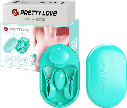 Surprise Box - Nipple Clamps (Baby Blue)-BI-300034-1