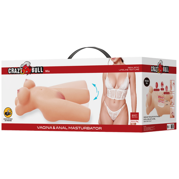 Vagina & Anal Masturbator - Mia (Movable Legs)-BM-009261G