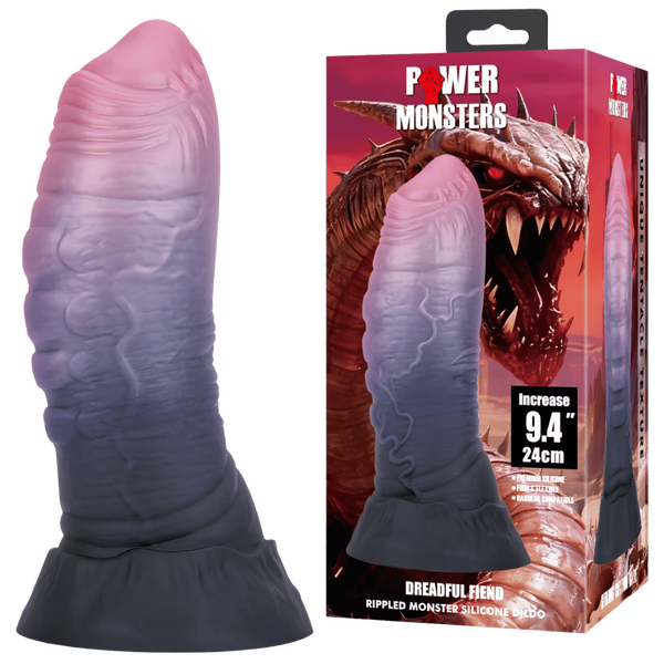 Dreadful Fiend 9.4" (Pink/Purple)-BW-008175