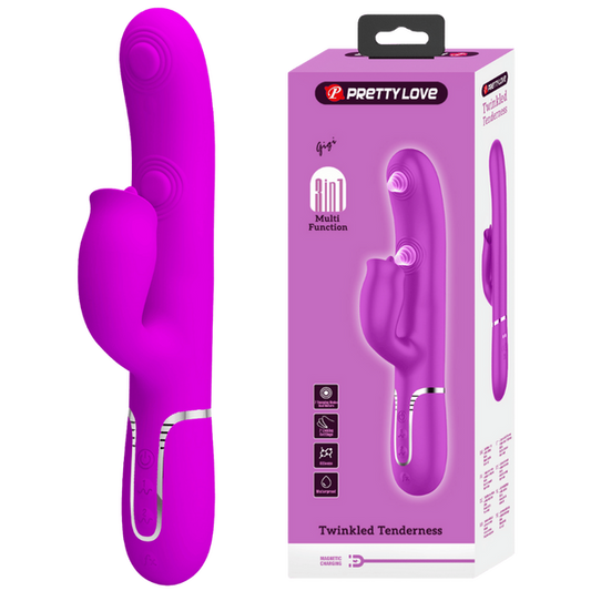 Gigi - 3in1 Multi-function Vibrator (Pink)-BW-500035