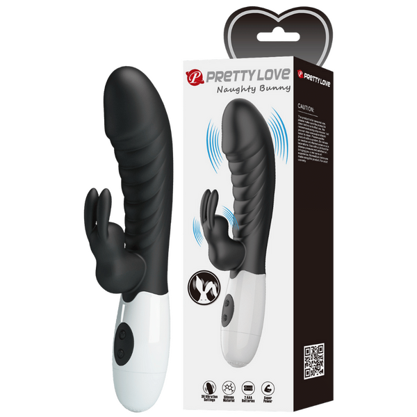 Naughty Bunny (Black)-BW-500071-A3